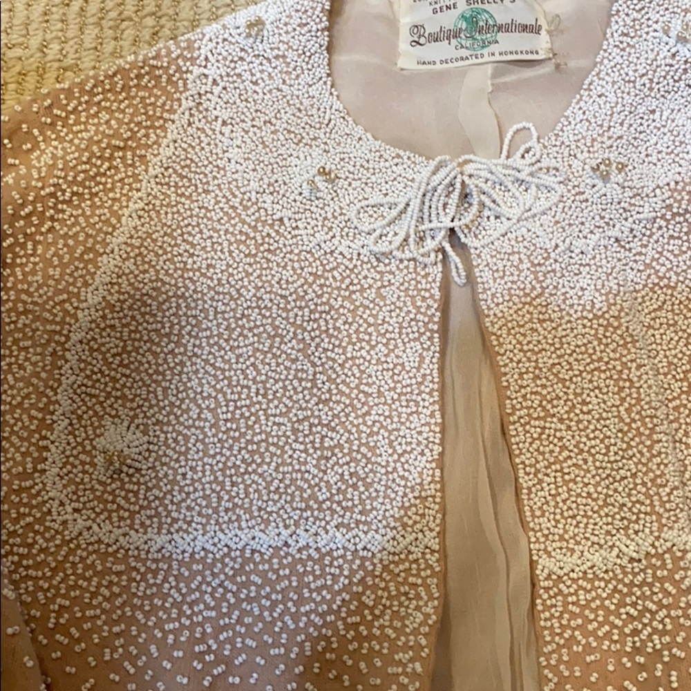 VINTAGE BEADED LAMBSWOOL SWEATER - Picture 12 of 16